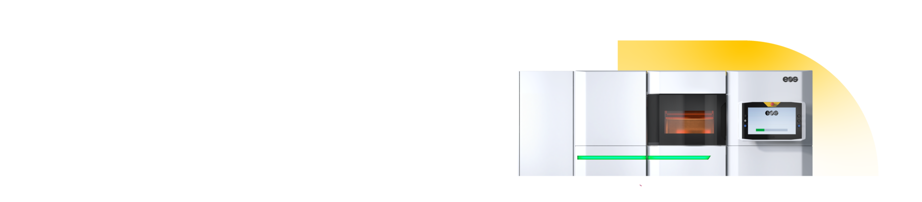 © EOS Banner visual with polymer 3D printer | © EOS